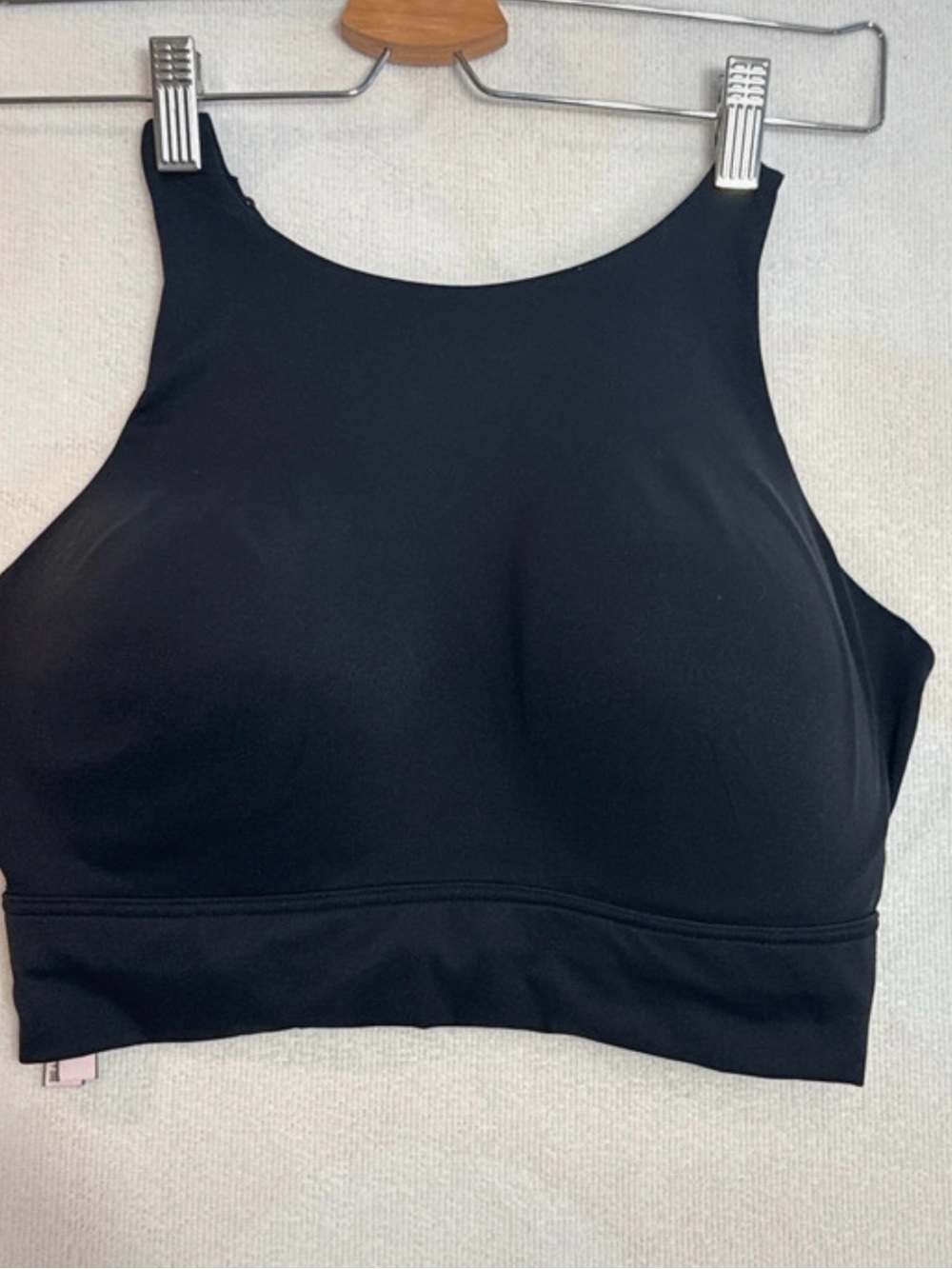 Victoria's Secret Black High-Neck Sports Bra